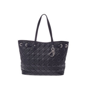 Dior Panarea Tote Bag Black Leather by CHRISTIAN